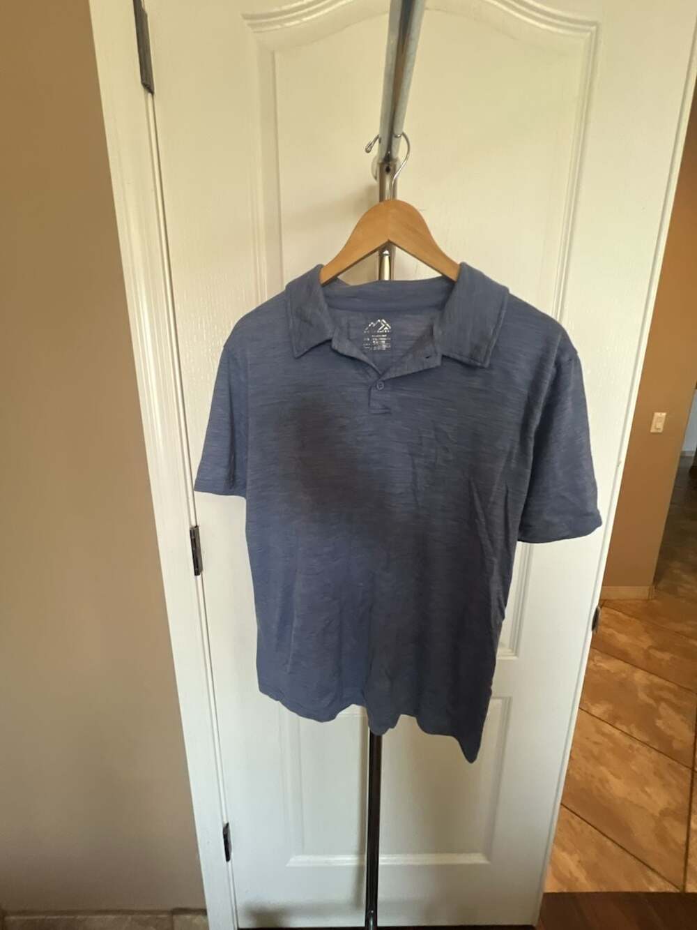 Merino.tech Men's 100% Organic Merino Wool Lite Polo Shirt